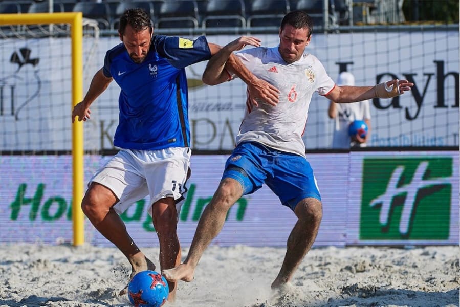 Purchase sports insurance for beach football