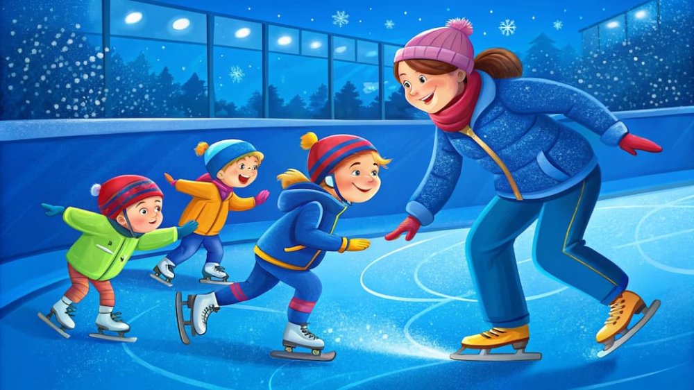 Конькобежный спорт для детей - первые шаги на льду